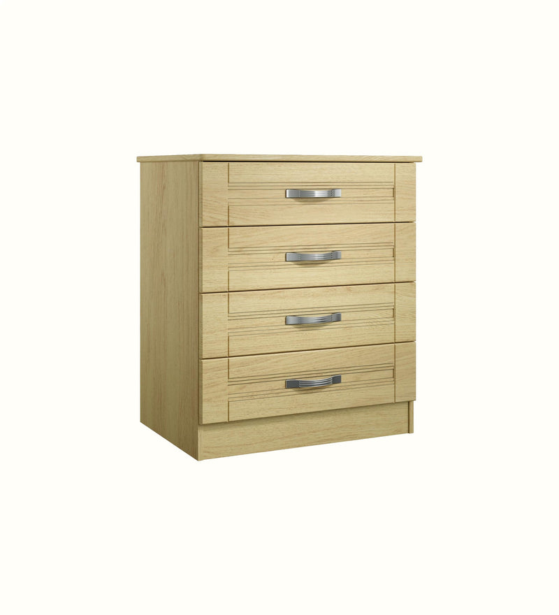 Davenport four-drawer chest for a care home bedroom
