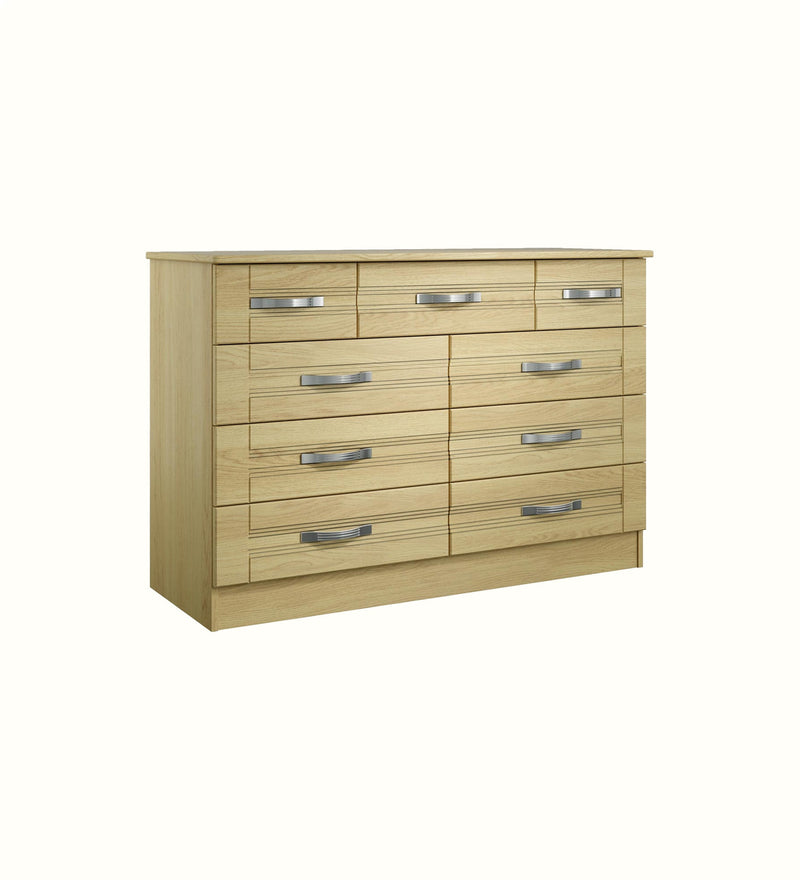 Davenport nine-drawer chest for a care home bedroom