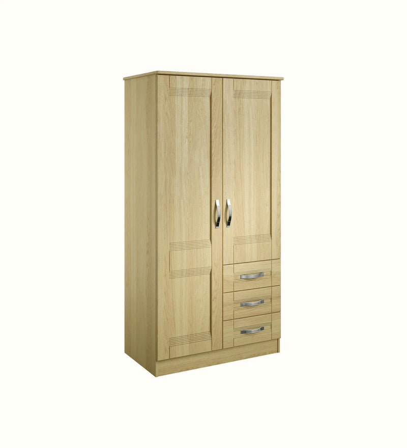 Davenport combination wardrobe for a care home bedroom