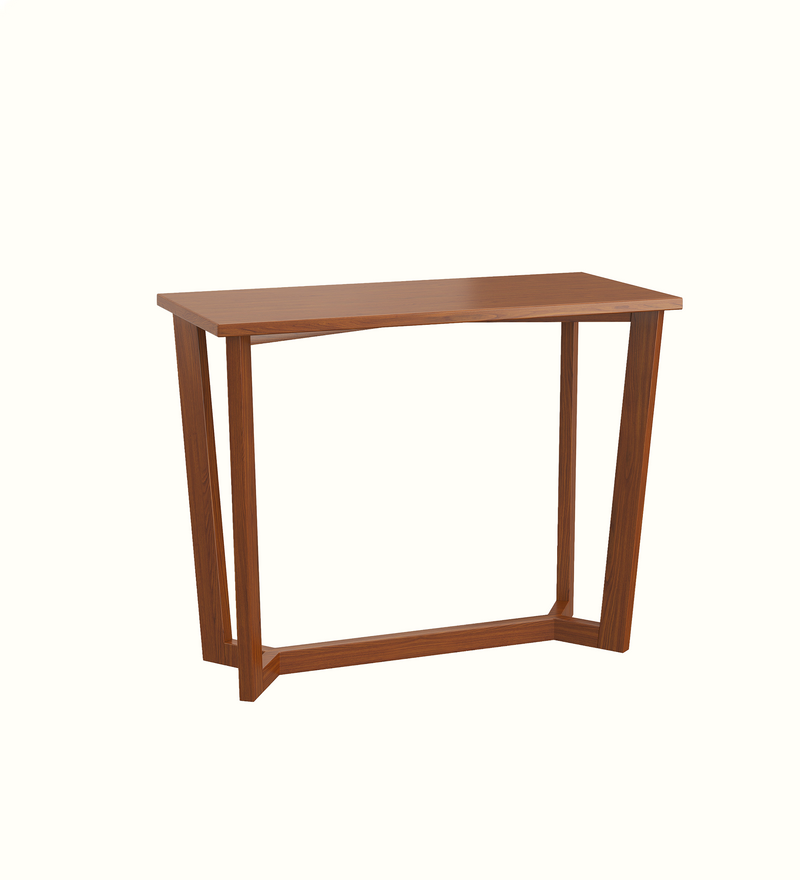 Denali half-round table for an elderly care communal area