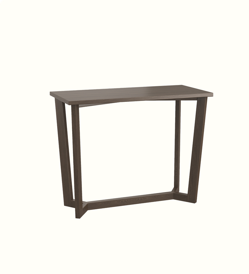 Denali half-round table for an elderly care communal area