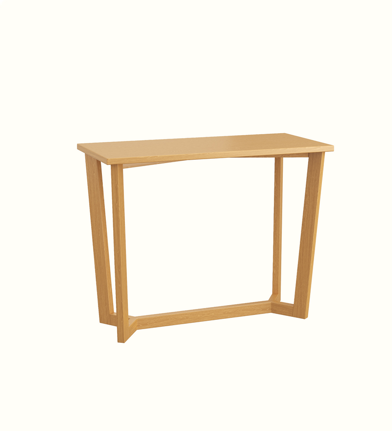 Denali half-round table for an elderly care communal area