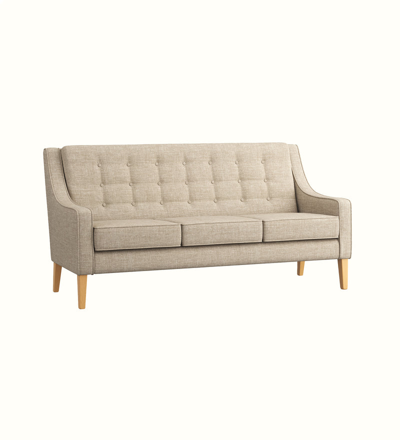 Ethan three-seater sofa for an elderly care lounge