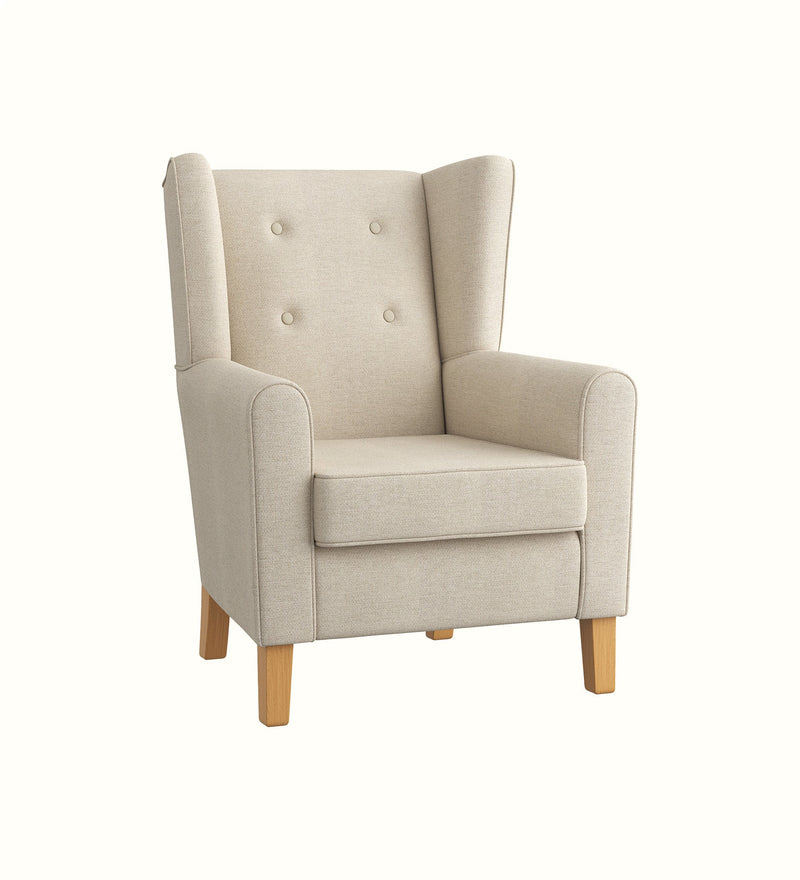 Frederick wingback armchair for an elderly care lounge