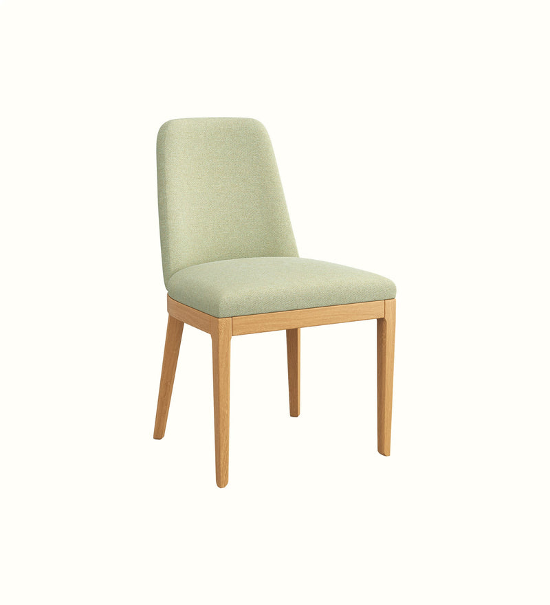 Naomi armless side chair for an elderly care dining or activity area