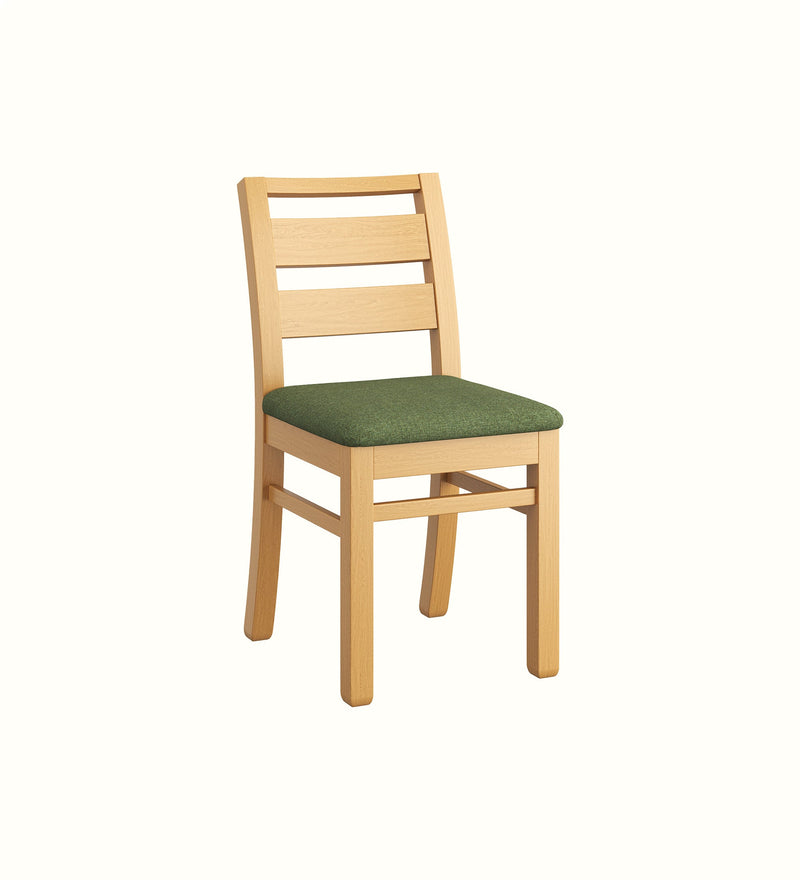 Paxton armless side chair for an elderly care dining or activity area