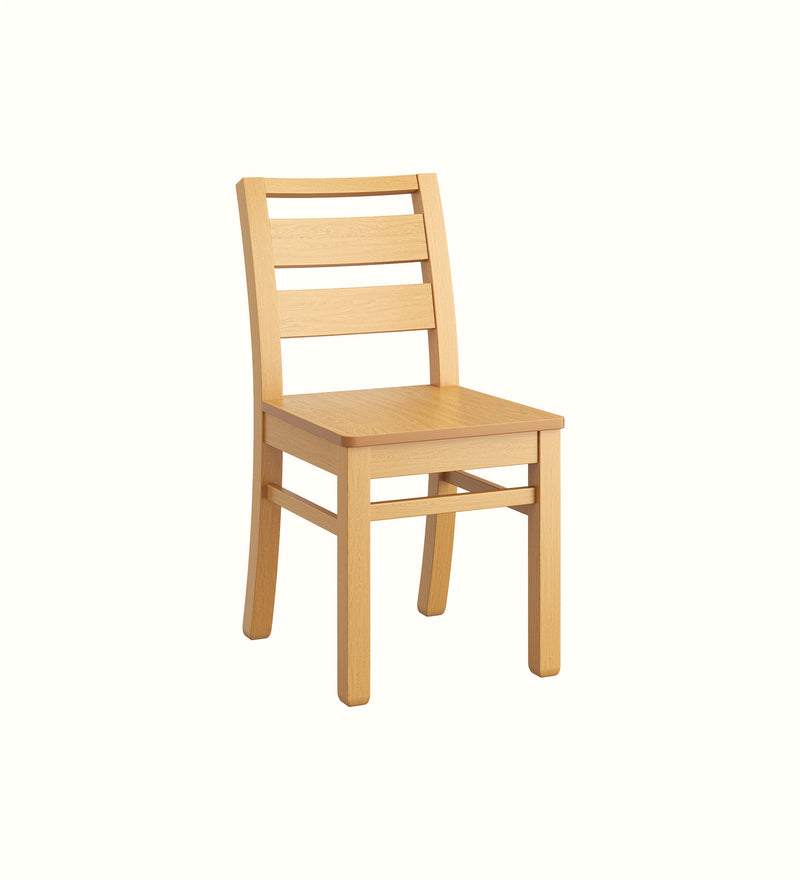 Paxton armless side chair for an elderly care dining or activity area