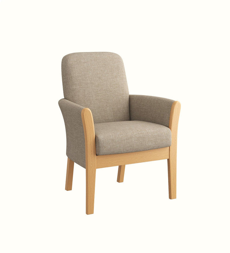 Pembroke armchair for an elderly care lounge