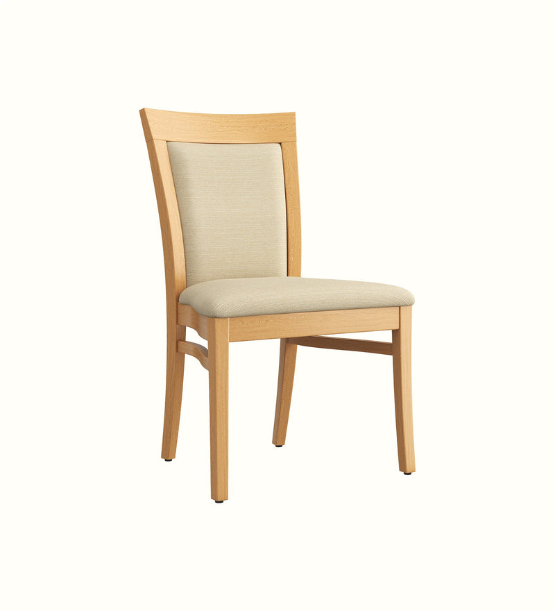 Talin armless side chair for an elderly care dining or activity area