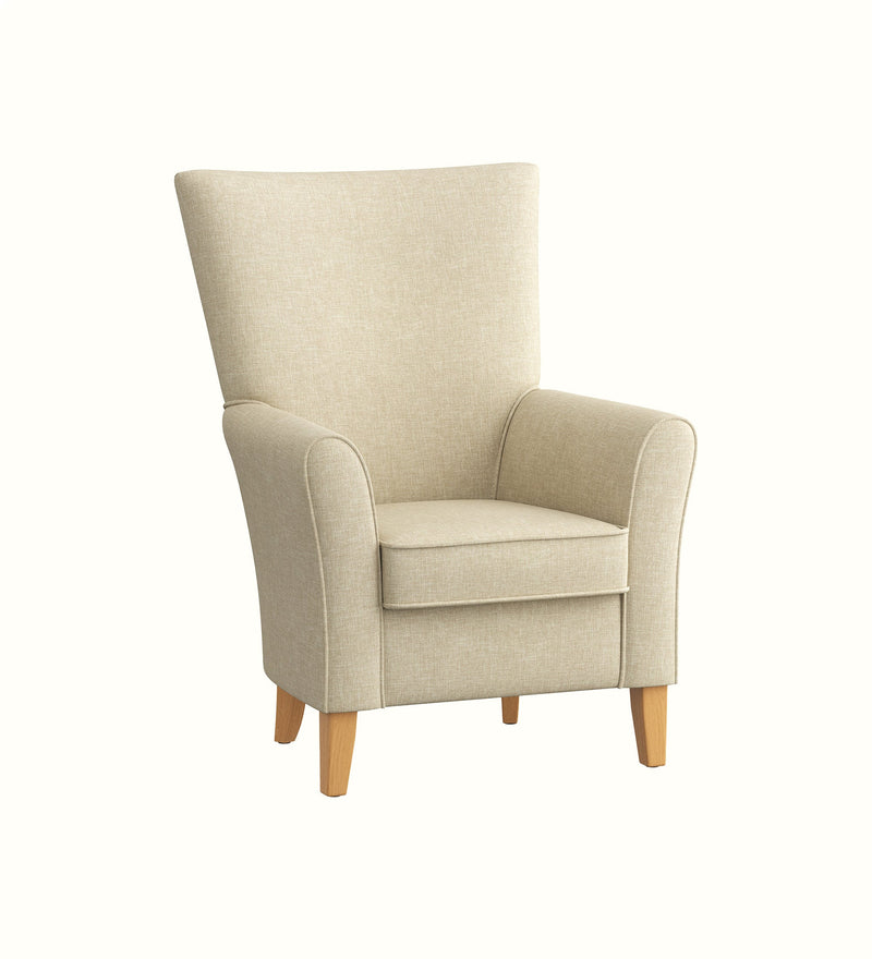 Torino high-back armchair for an elderly care lounge