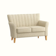 Torino Medium Fluted Back 2 Seater Sofa