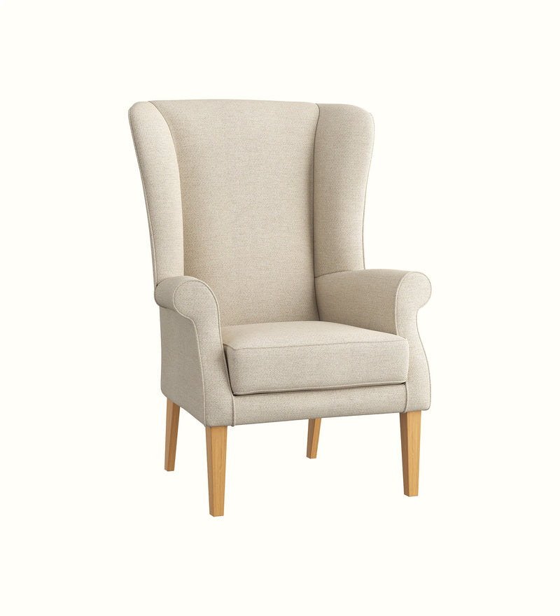 Waylon wingback armchair for an elderly care lounge