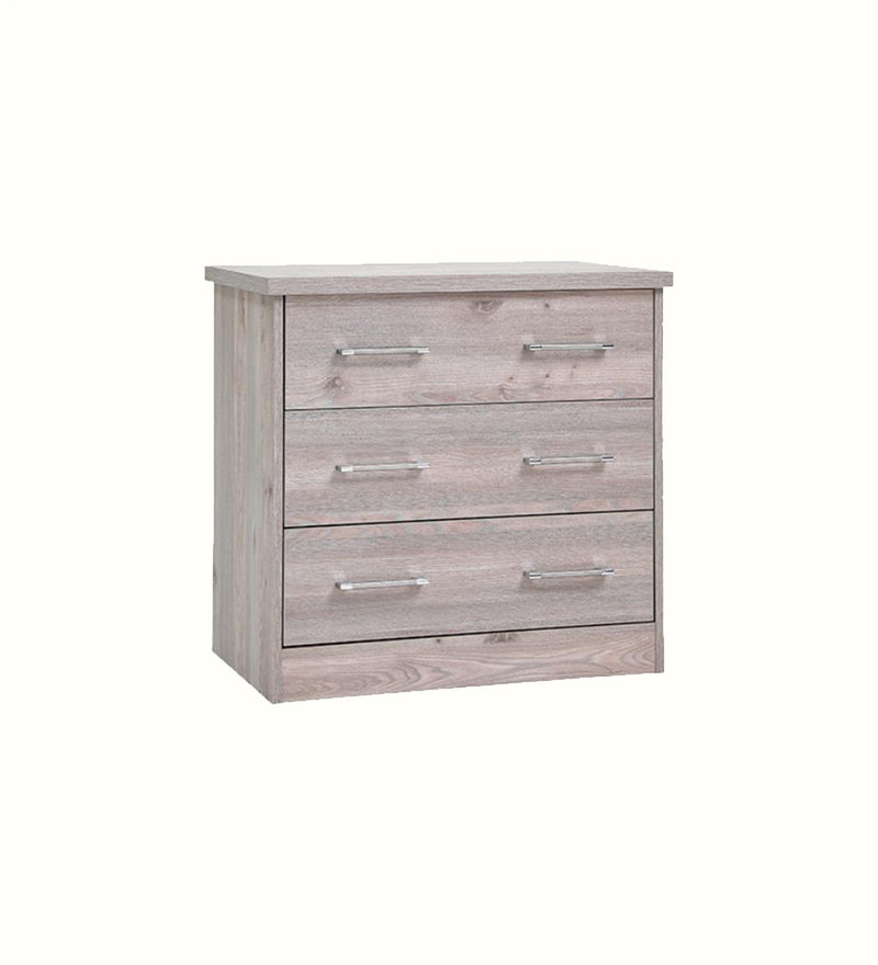 Stellan three-drawer chest for a care home bedroom