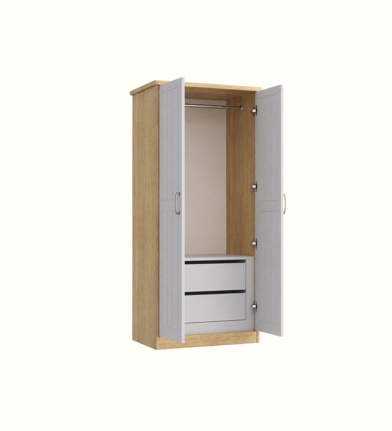 Somerton double wardrobe for a care home bedroom