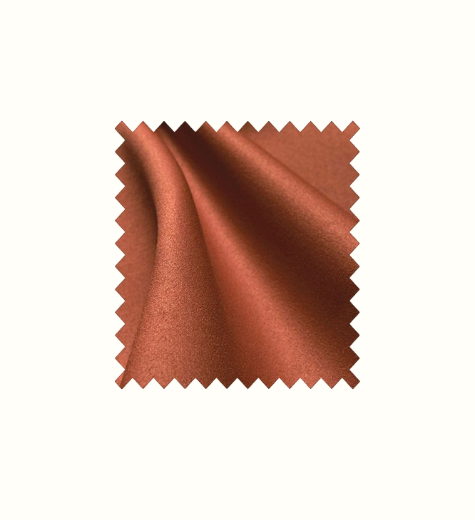Spectrum Terracotta contract fabric sample for care home interiors