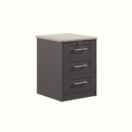 Abbott 3 Drawer Bedside