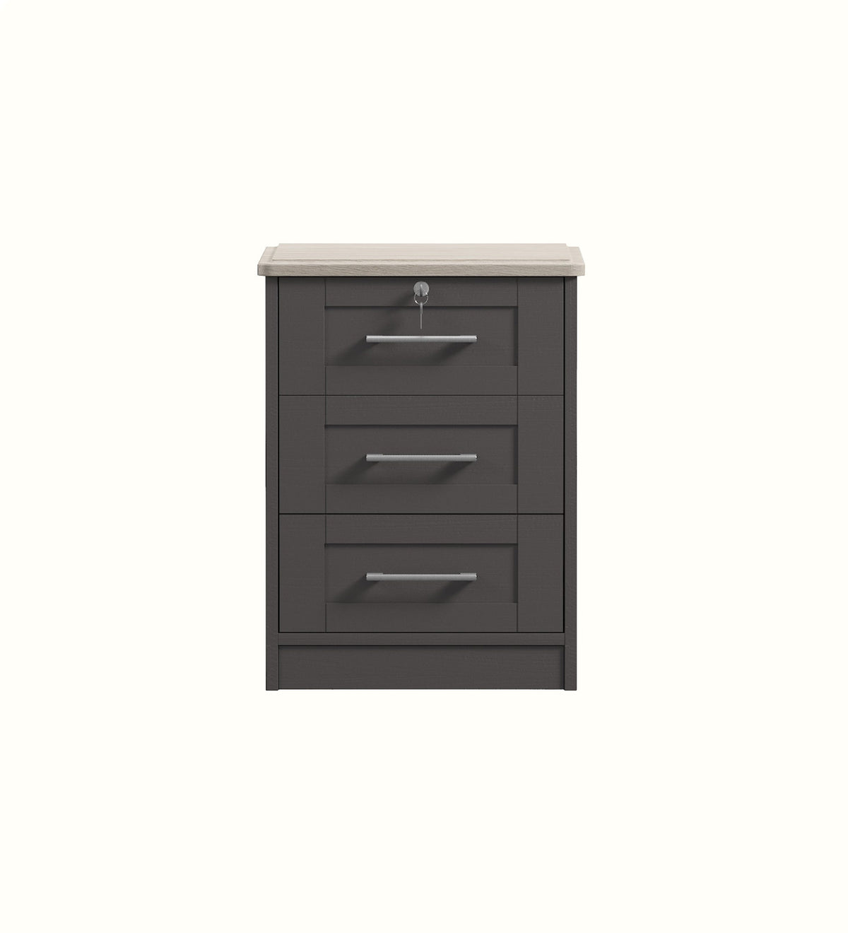 Abbott 3 Drawer Bedside