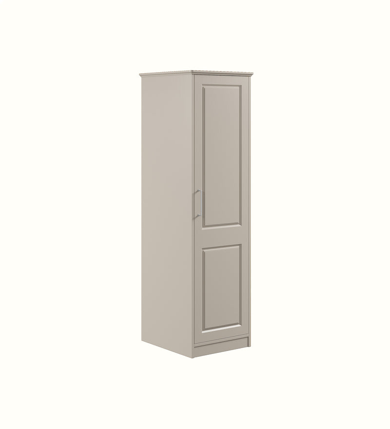 Care home single wardrobe configuration, view 1