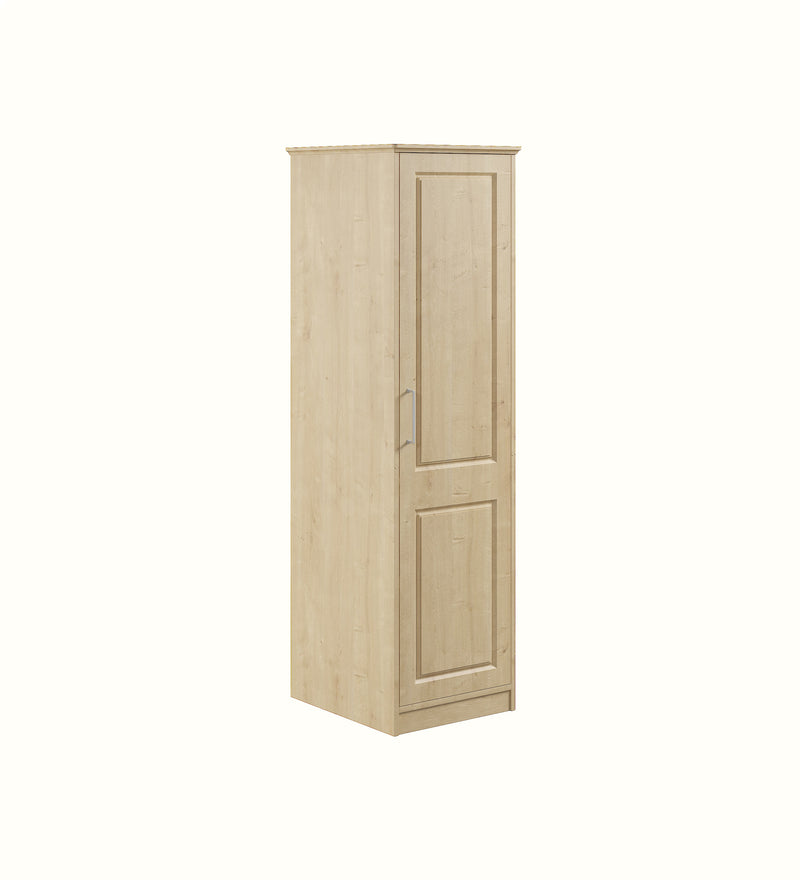 Care home single wardrobe configuration, view 2