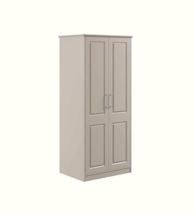 Care home wardrobe configuration, view 1