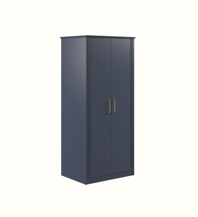 Care home wardrobe configuration, view 1
