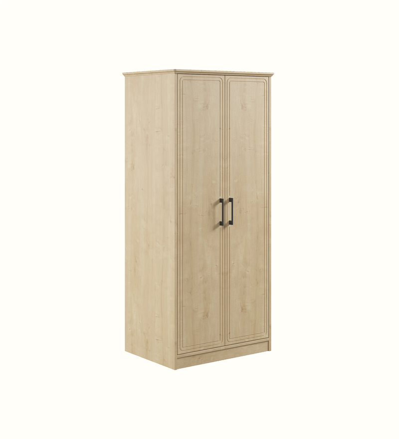 Care home wardrobe configuration, view 1