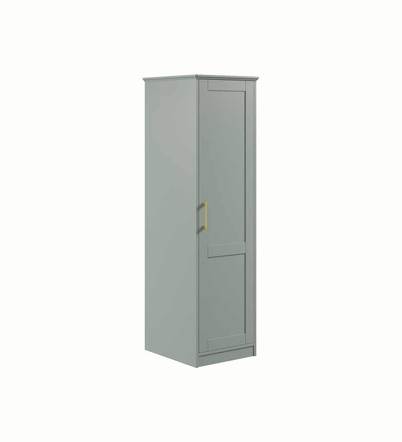 Care home wardrobe configuration, view 1
