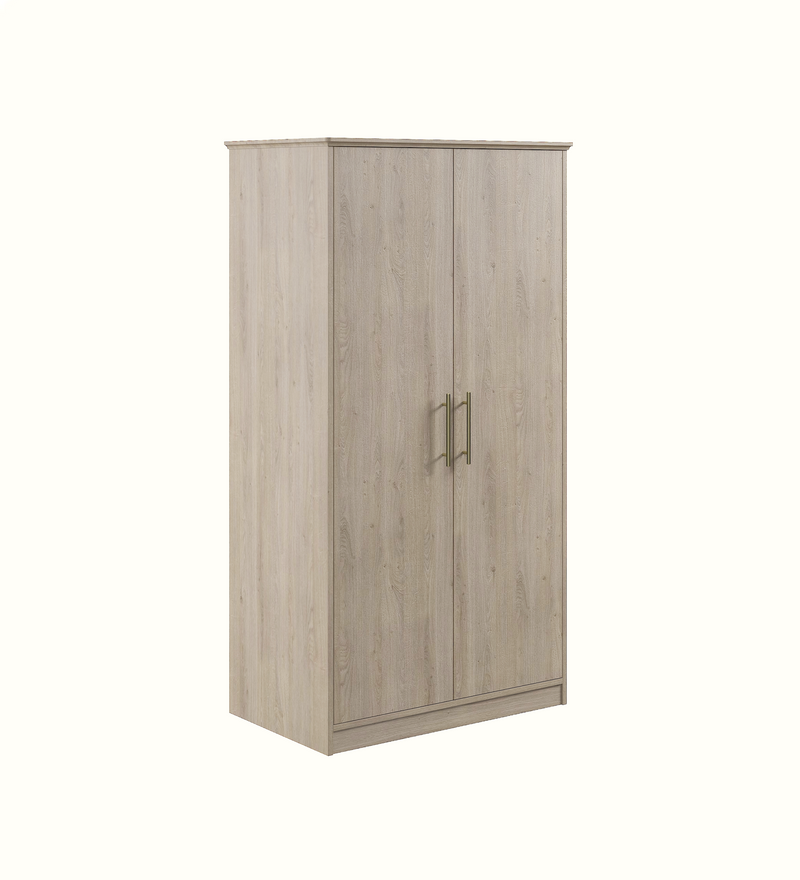 Care home wardrobe configuration, view 1