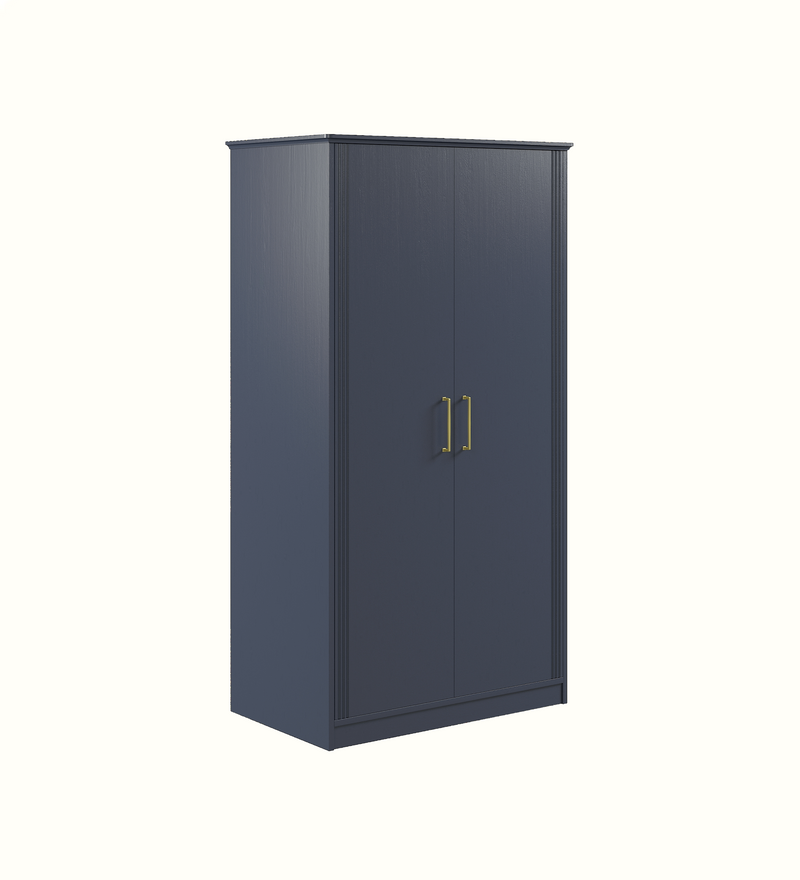 Care home wardrobe configuration, view 1