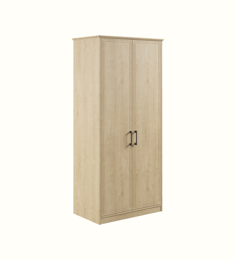 Care home wardrobe configuration, view 1