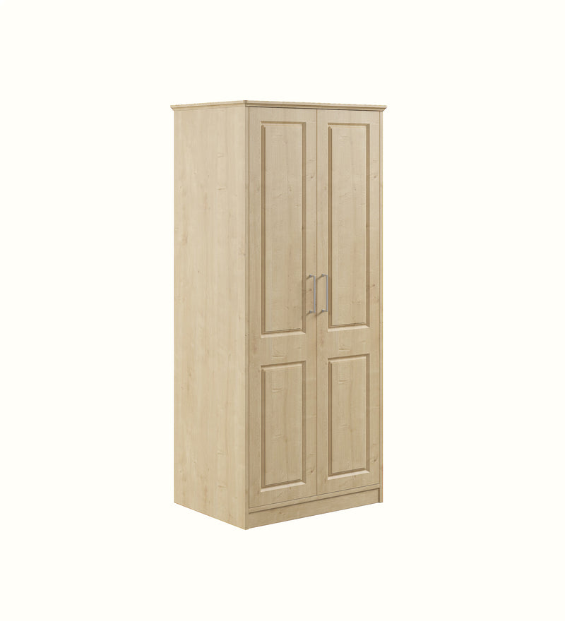 Care home wardrobe configuration, view 2