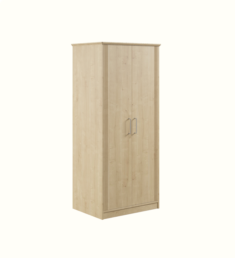 Care home wardrobe configuration, view 2