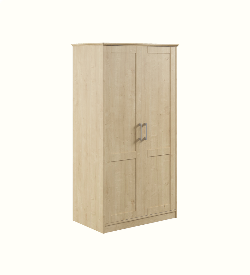 Care home wardrobe configuration, view 2