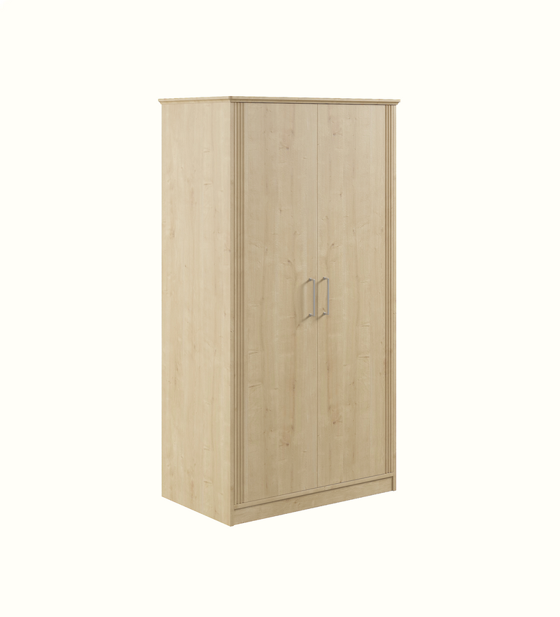 Care home wardrobe configuration, view 2