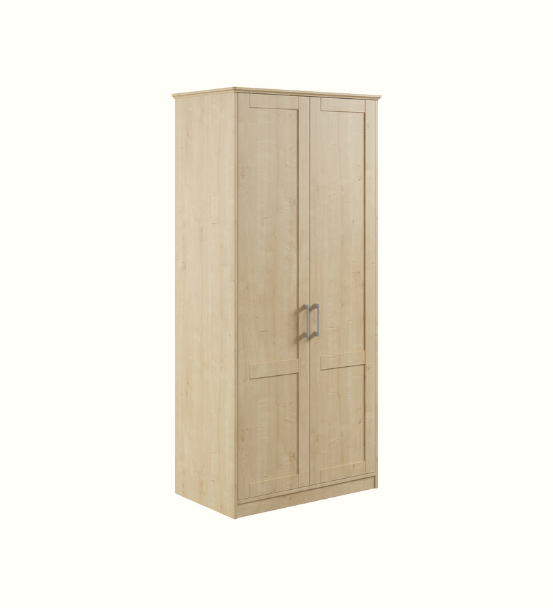 Care home wardrobe configuration, view 2