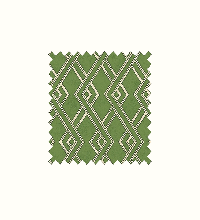 Watari Forest contract fabric sample for care home interiors