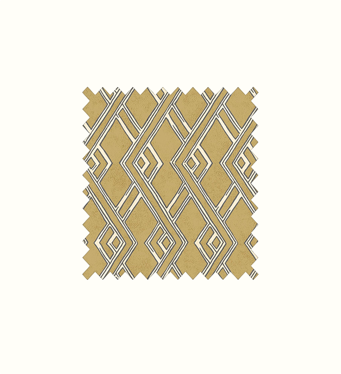 Watari Ochre contract fabric sample for care home interiors