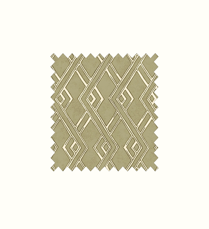 Watari Olive contract fabric sample for care home interiors