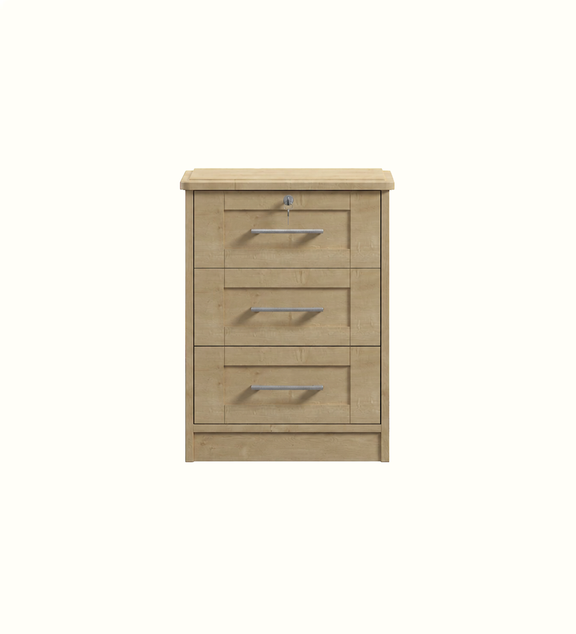 Abbott 3 Drawer Bedside