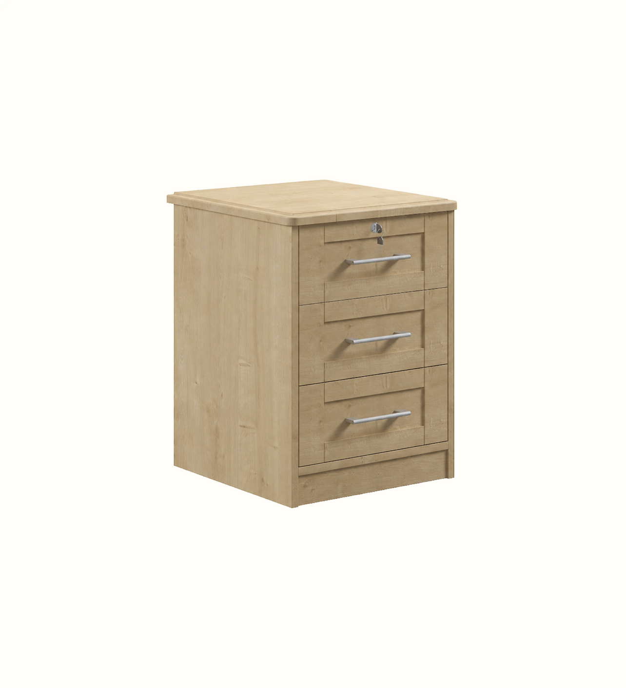 Abbott 3 Drawer Bedside