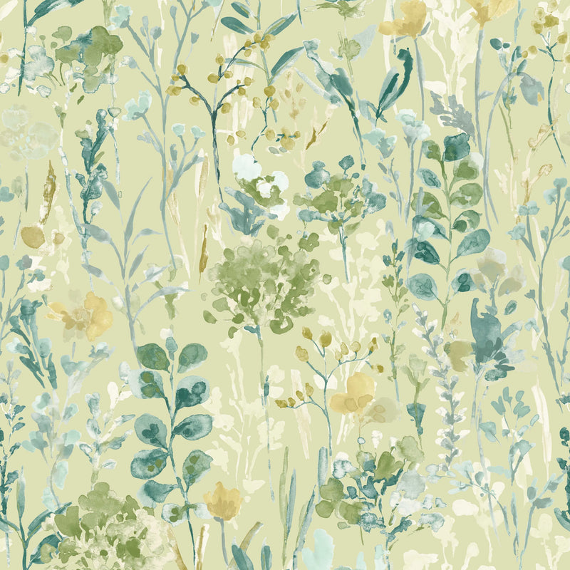 Close-up of Amaryllis Spring contract fabric sample for care home interiors