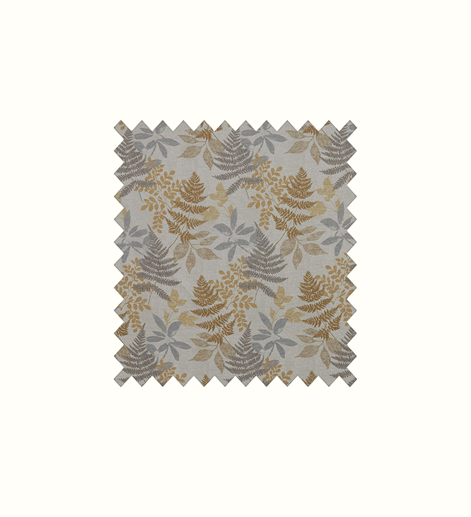 Aubrey Ochre contract fabric sample for care home interiors