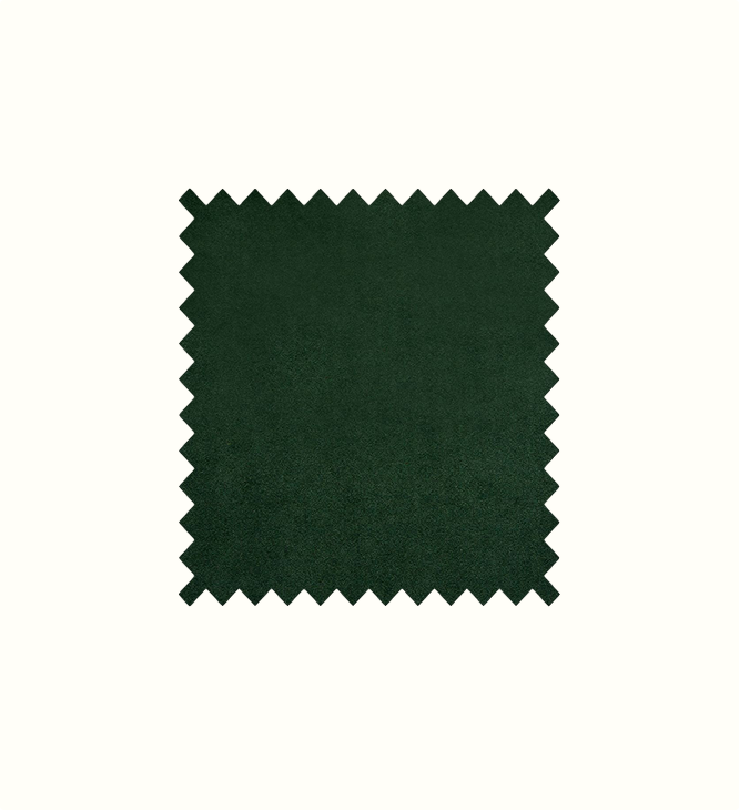 Luxe Bottle Green contract fabric sample for care home interiors