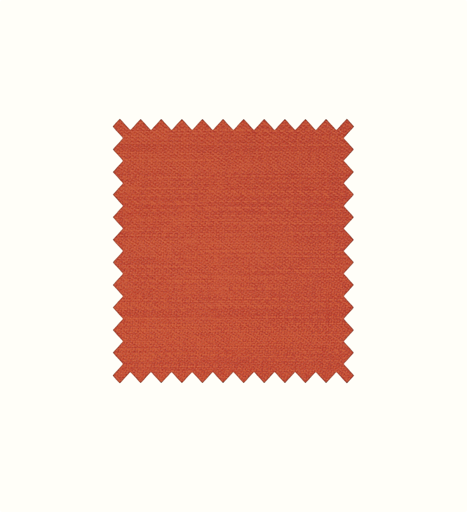 Parody Linen Burnt Orange contract fabric sample for care home interiors