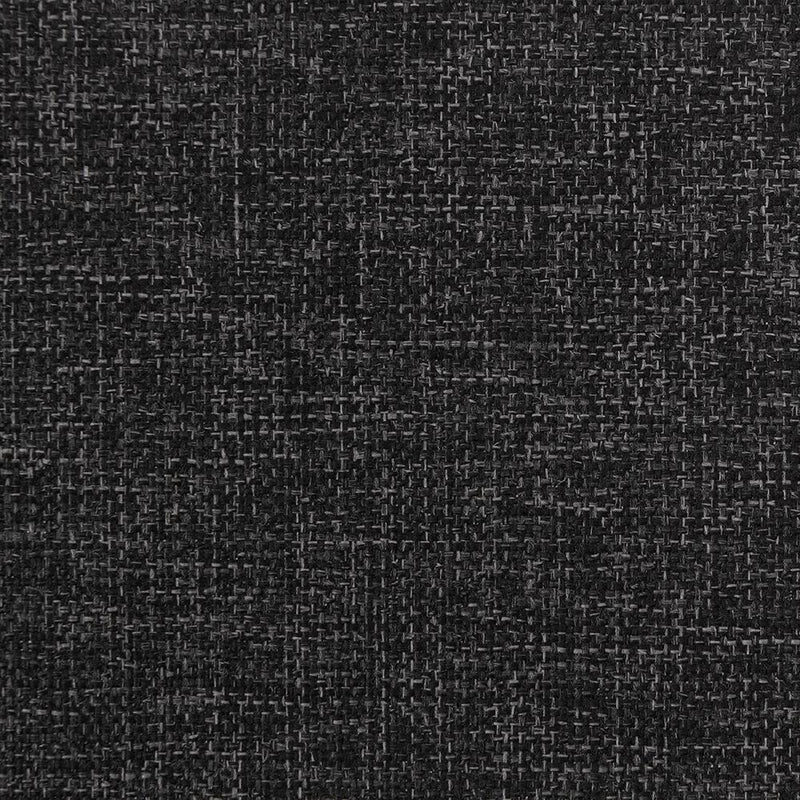 Close-up of Compass Noir contract fabric sample for care home interiors