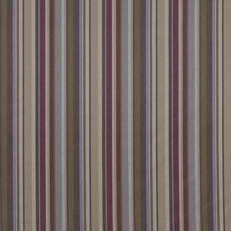 Close-up of Cordelia Aubergine contract fabric sample for care home interiors