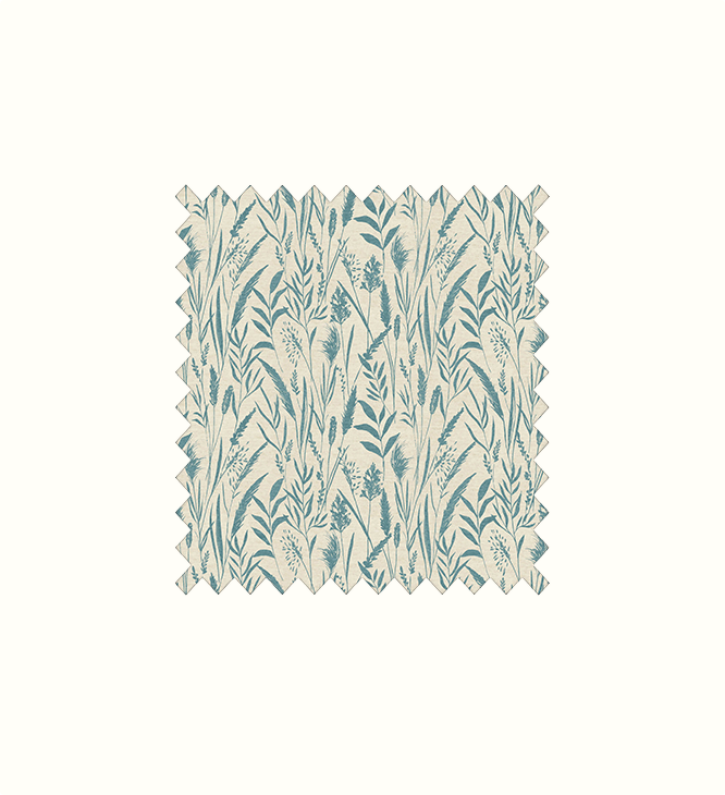 Dhalia Aquamarine contract fabric sample for care home interiors