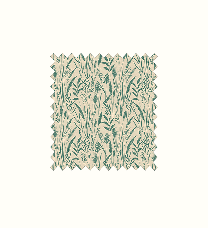 Dhalia Evergreen contract fabric sample for care home interiors