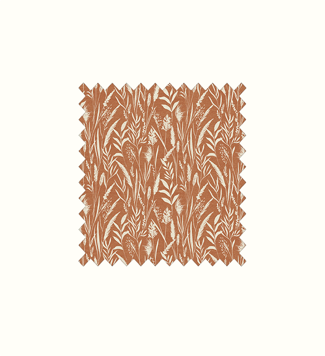 Dhalia Papaya contract fabric sample for care home interiors