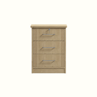Ellington 3 Drawer Bedside